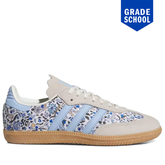 Adidas Sneakers floral Grade School Adidas Samba OG x Liberty London Shoes - Blue/Off White/Gum
