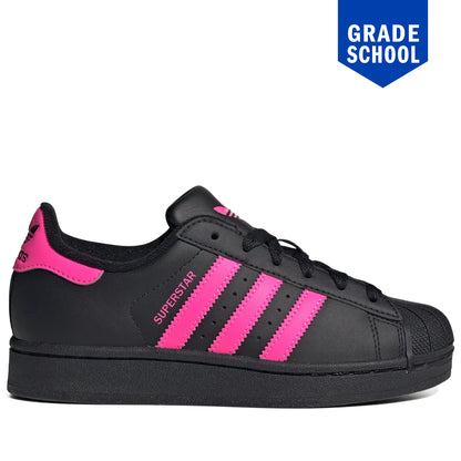 Grade School Adidas Superstar II Core Black