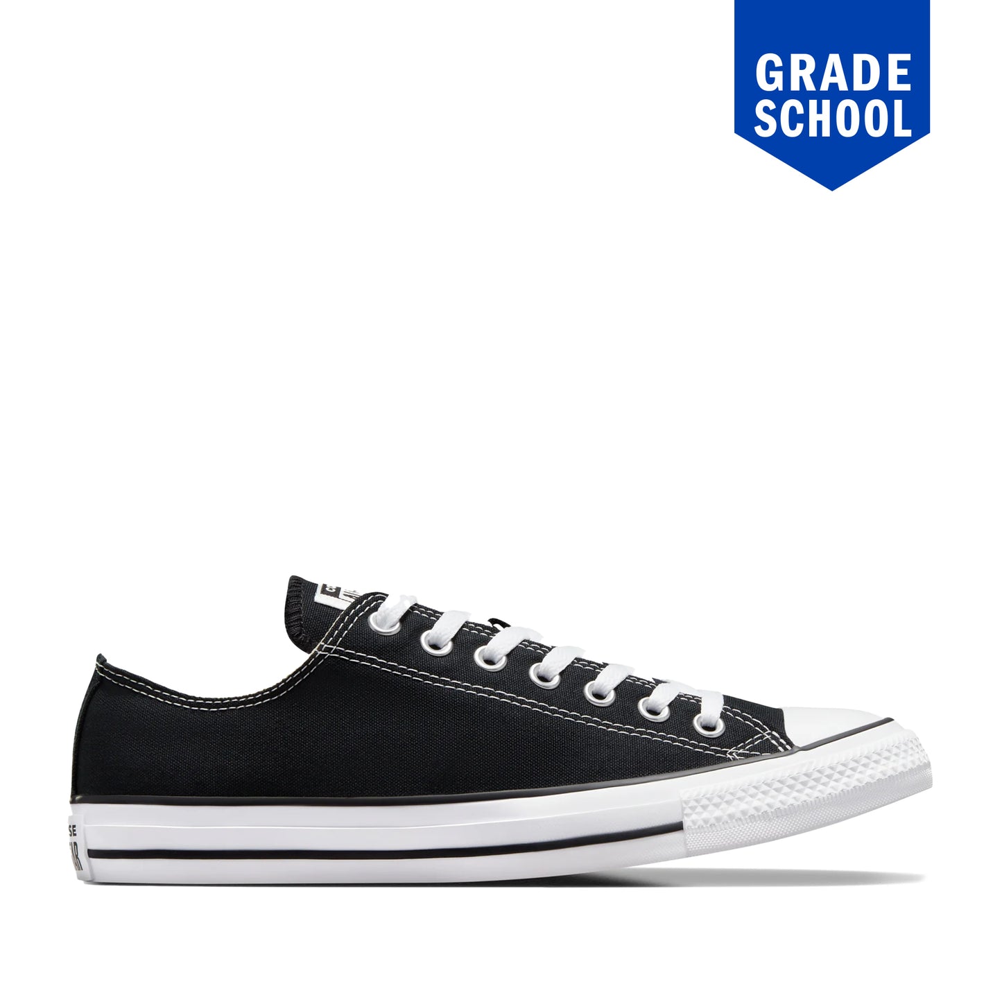 Grade School Converse All Star Low Top - Black
