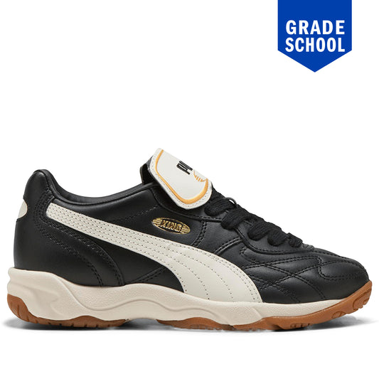 Grade School Puma King Indoor - Black/White