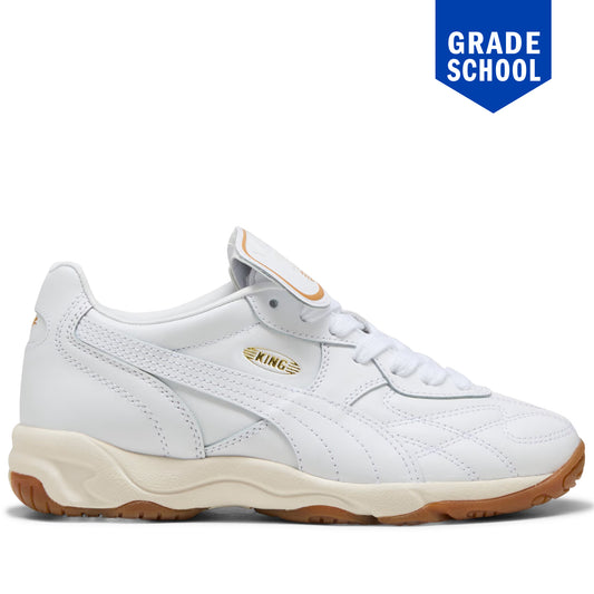 Grade School Puma King Indoor - White