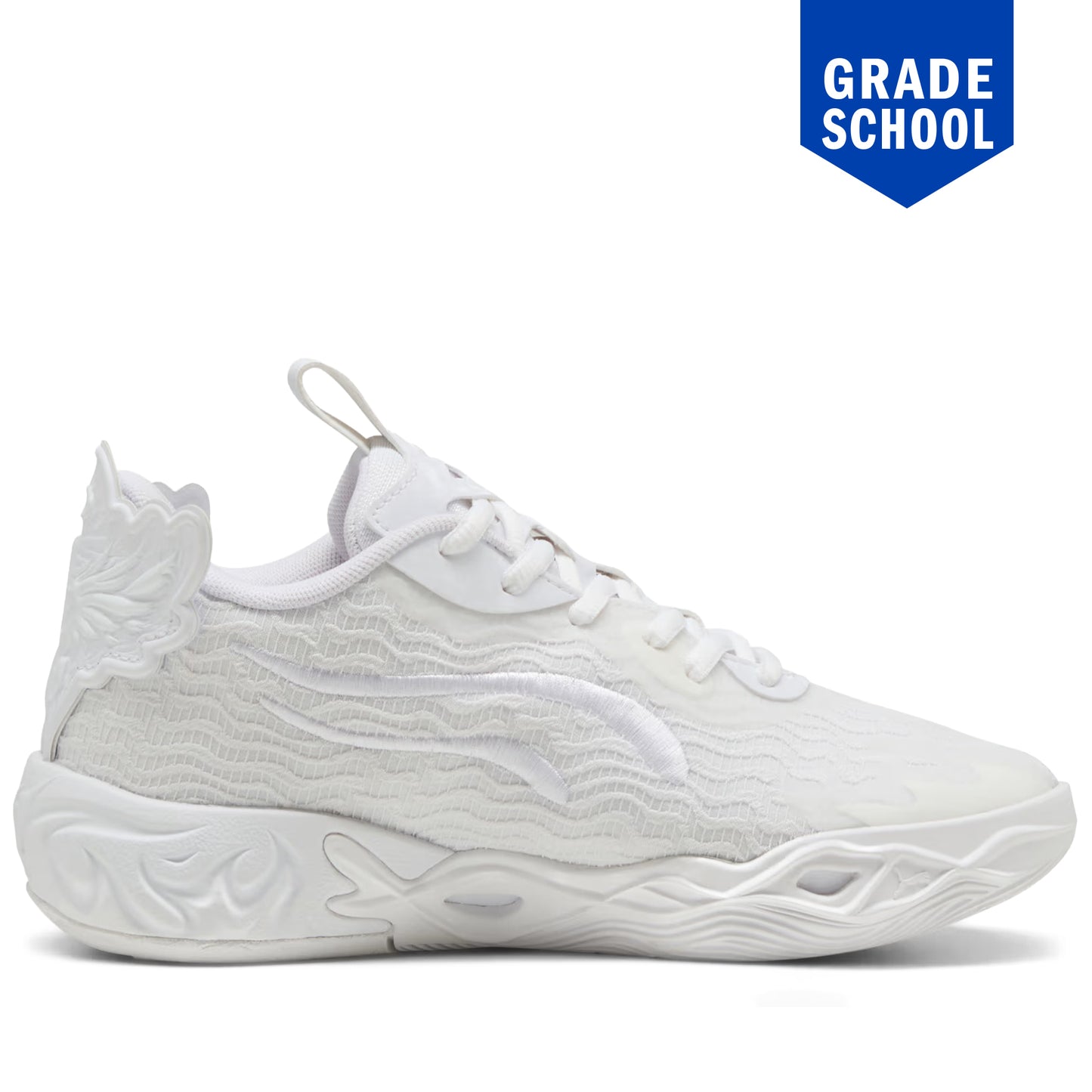 Grade School Puma x Lamelo MB.04 Lo - Ice White