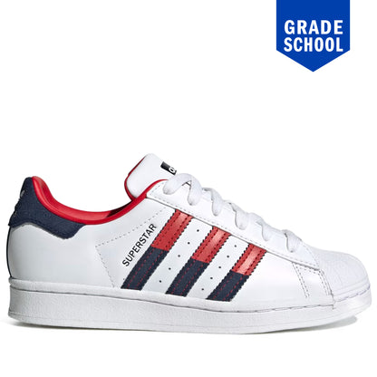 Grade School's Adidas Superstar J - Color-Pop Stripes Color-Pop Stripes