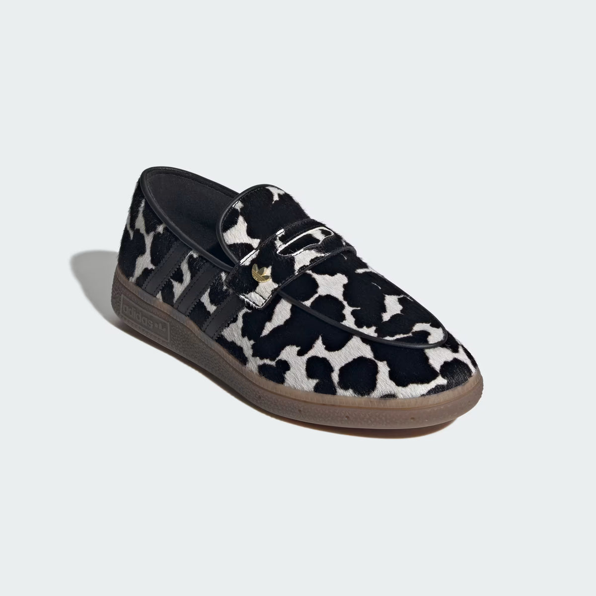 Women's Adidas Handball Spezial Loafer - Core Black / Gold Metallic