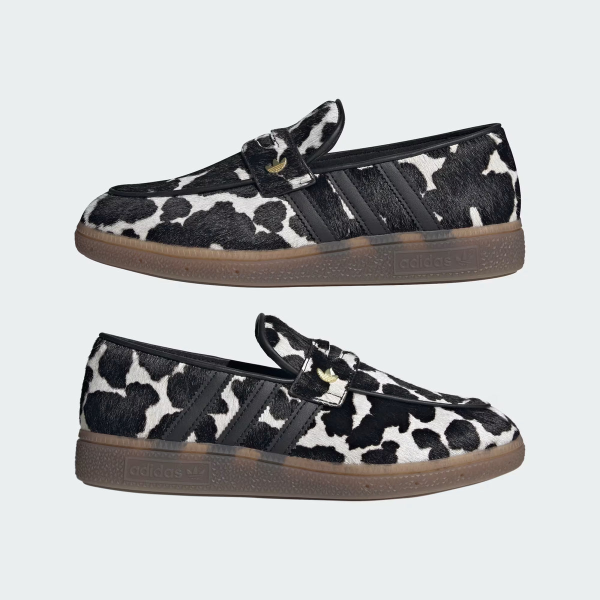 Women's Adidas Handball Spezial Loafer - Core Black / Gold Metallic
