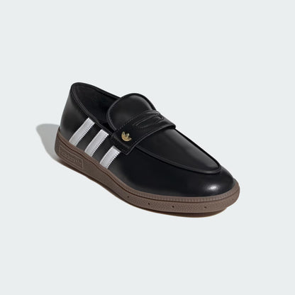 Men's Adidas Handball Spezial Loafer - Core Black / Cloud White / Gold