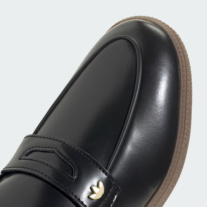 Men's Adidas Handball Spezial Loafer - Core Black / Cloud White / Gold