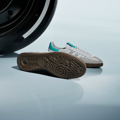Men's Adidas Handball Spezial Mercedes - Cloud White / Silver Metallic