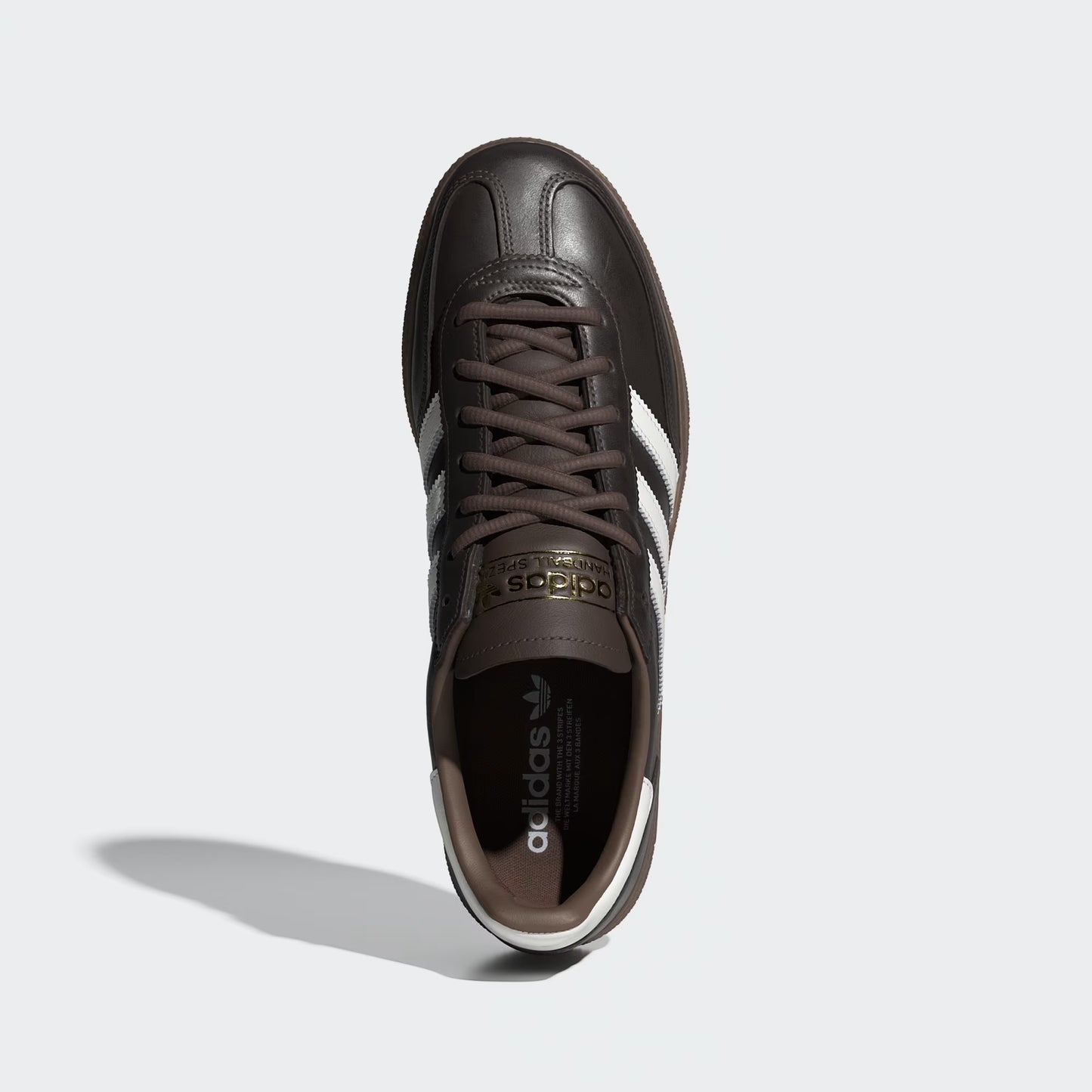 Men's Adidas Handball Spezial - Brown / Core White / Earth Strata