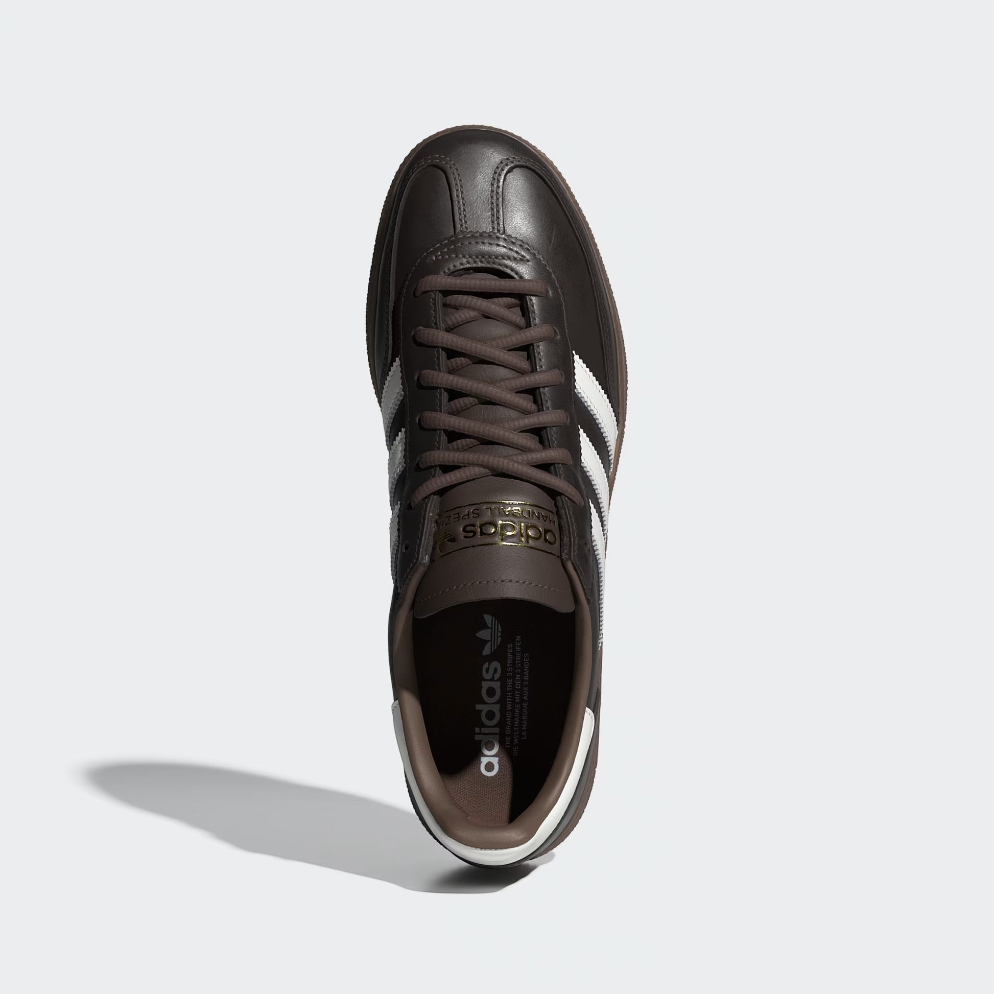 Men's Adidas Handball Spezial - Brown / Core White / Earth Strata