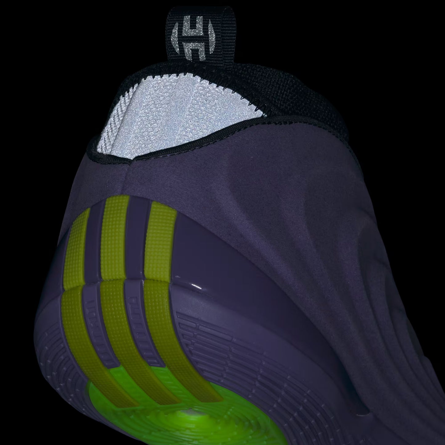 Men's Adidas Harden Volume 10 - Tech Purple / Core Black / Lucid Lemon