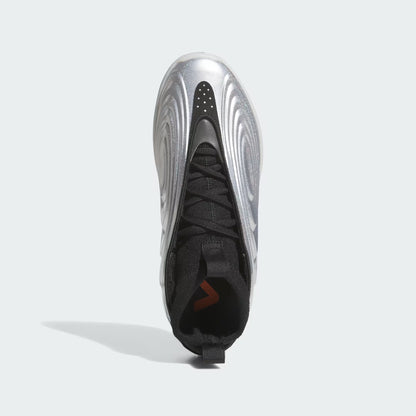 Men's Adidas Harden Volume 10 - Silver Metallic / Core Black / Lucid Orange