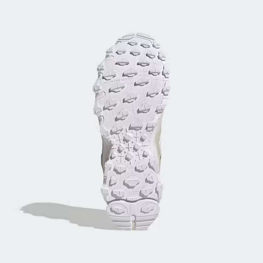 Men's Adidas Hyperturf Shoes - Cloud White/Grey One/Silver Metallic