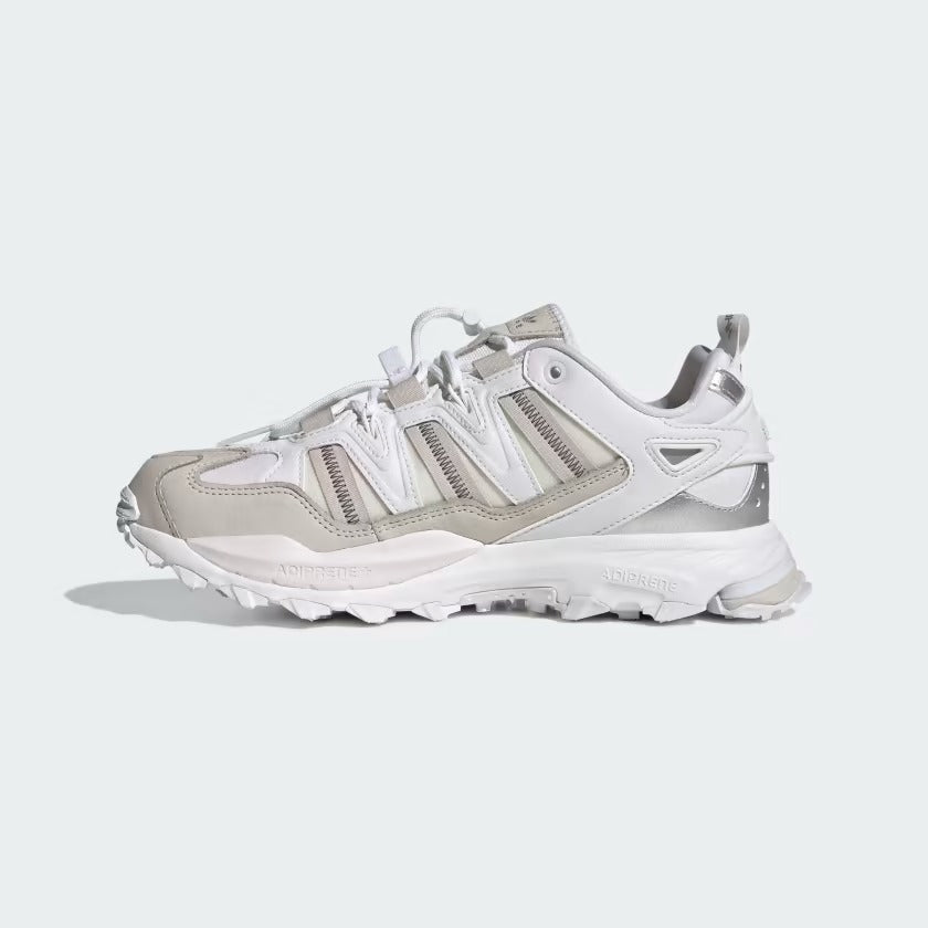 Men's Adidas Hyperturf Shoes - Cloud White/Grey One/Silver Metallic