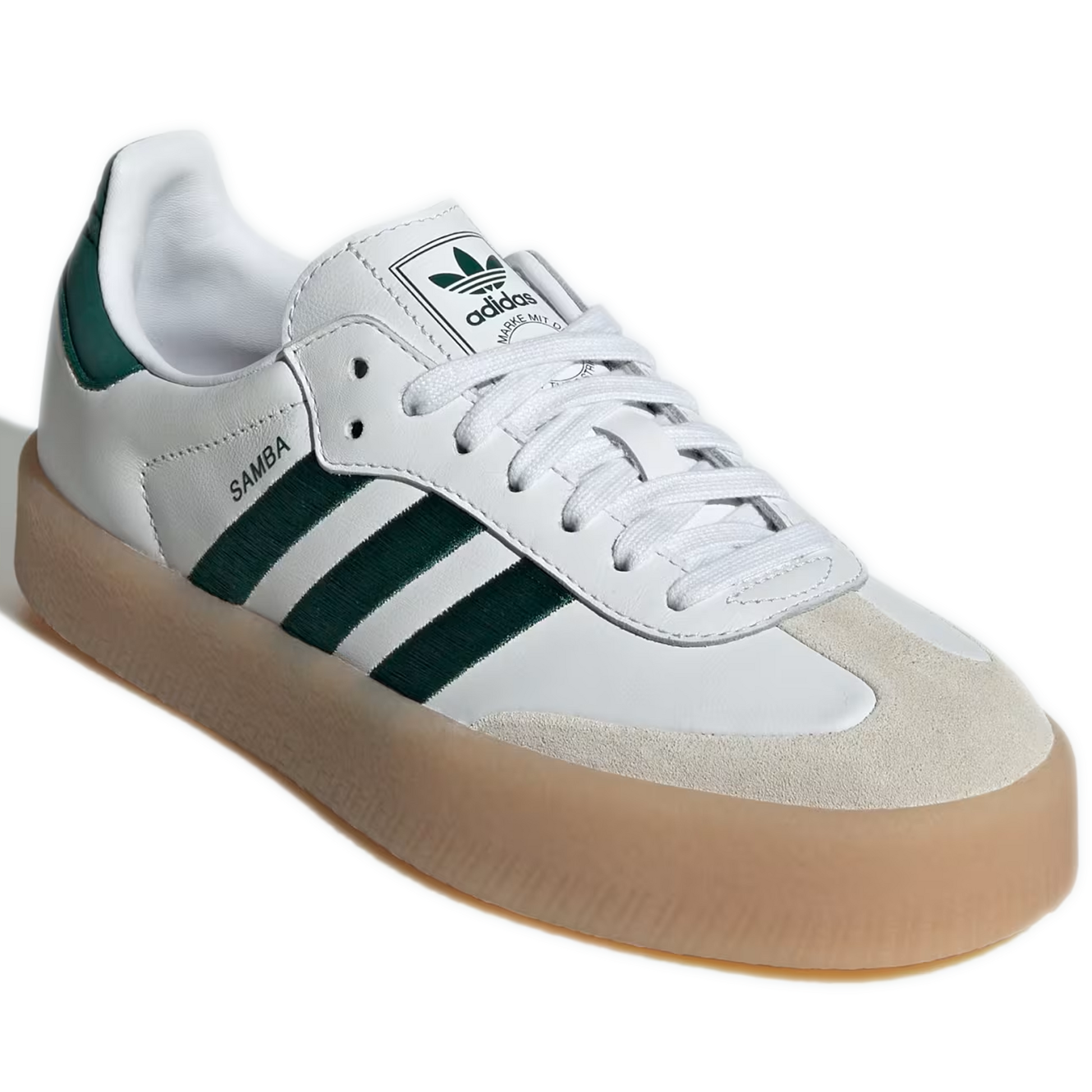 adidas Women's Sambae Shoes, Size 10, White/Green adidas Women's Sambae Shoes, Size 10, White/Green