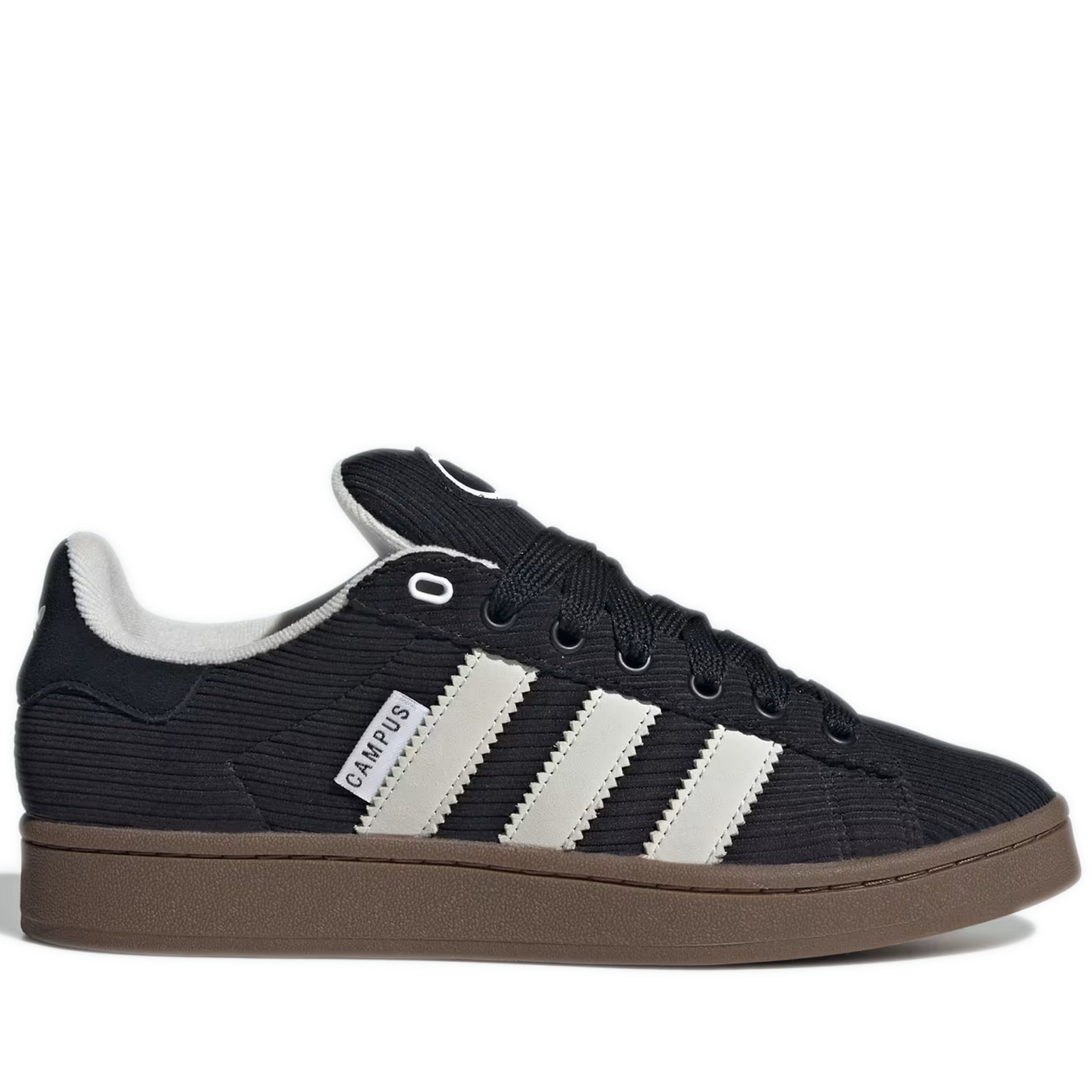 adidas Originals Campus 00s Men's Core Black/Crystal White/Gum Shoes, Size: 8.5