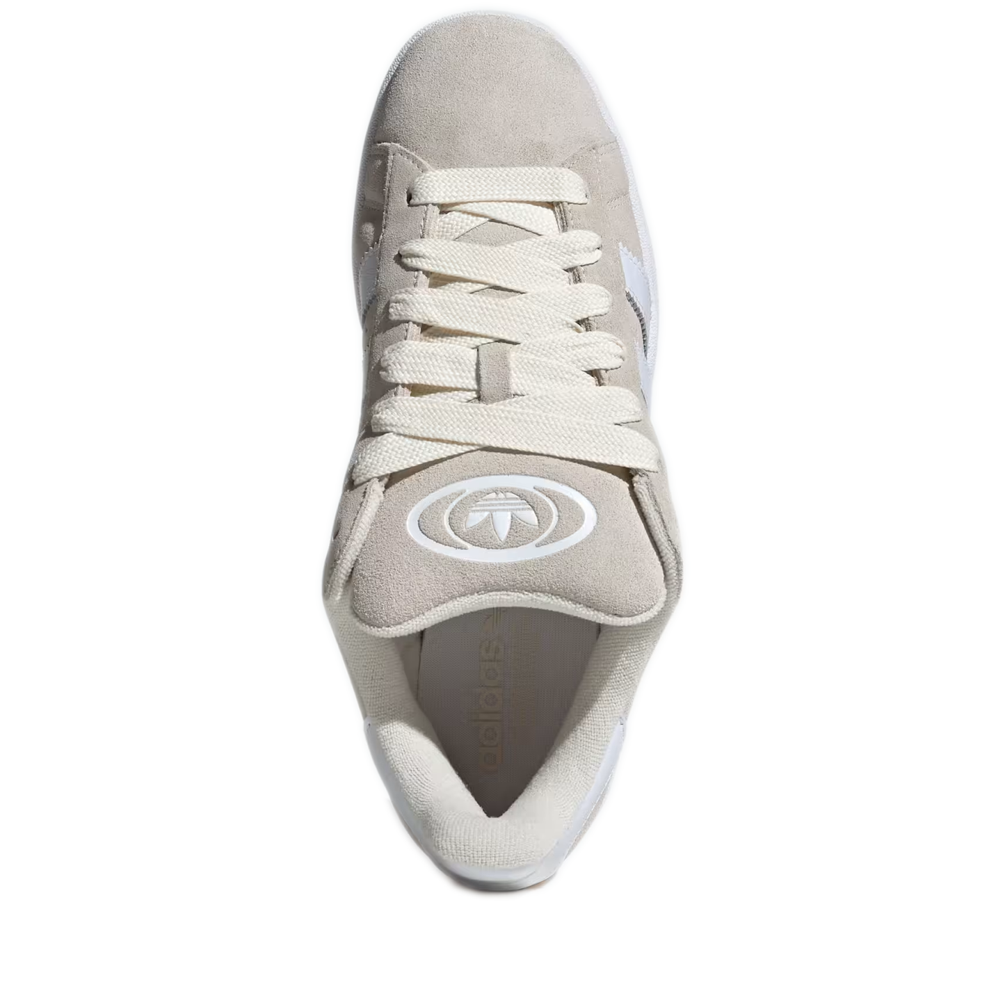 Men's Adidas Campus 00s Shoes - Wonder White/Cloud White/Gum 2 Top View