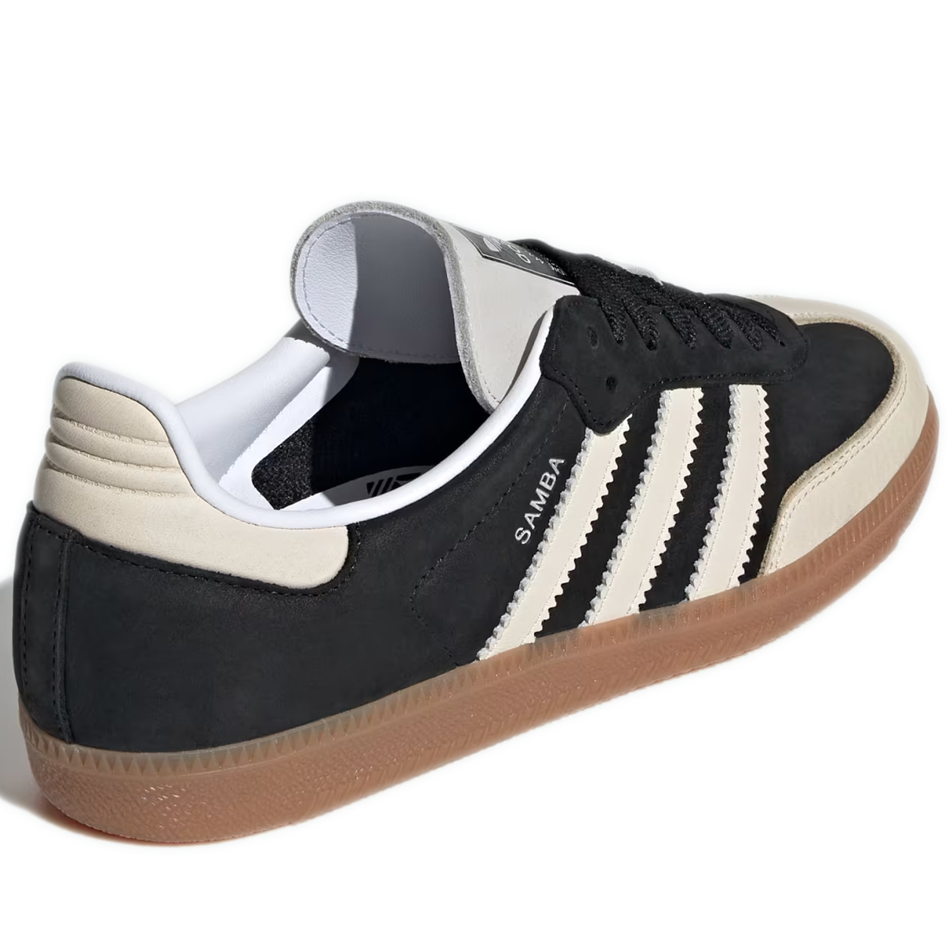 Women's Adidas Samba OG Shoes - Core Black/Wonder White/Silver Metalli ...