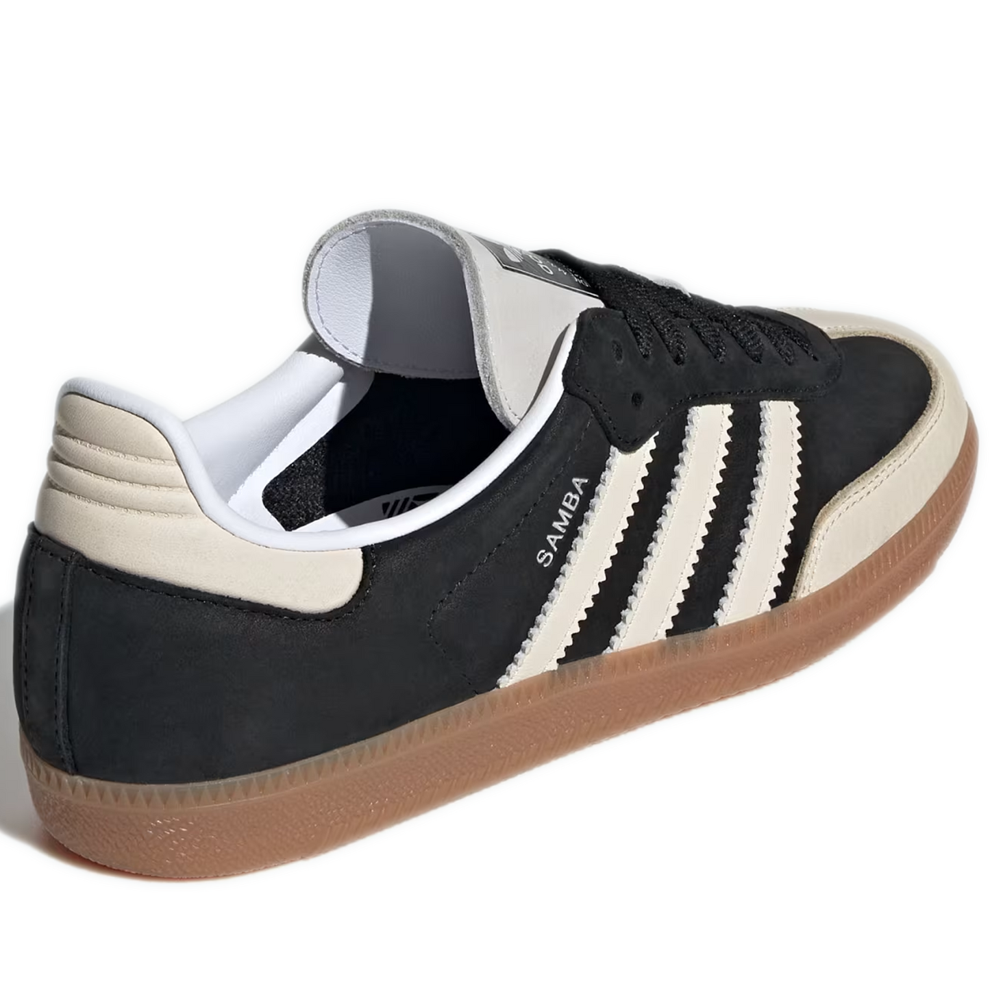 Women's Adidas Samba OG Shoes - Black/ White/ Silver