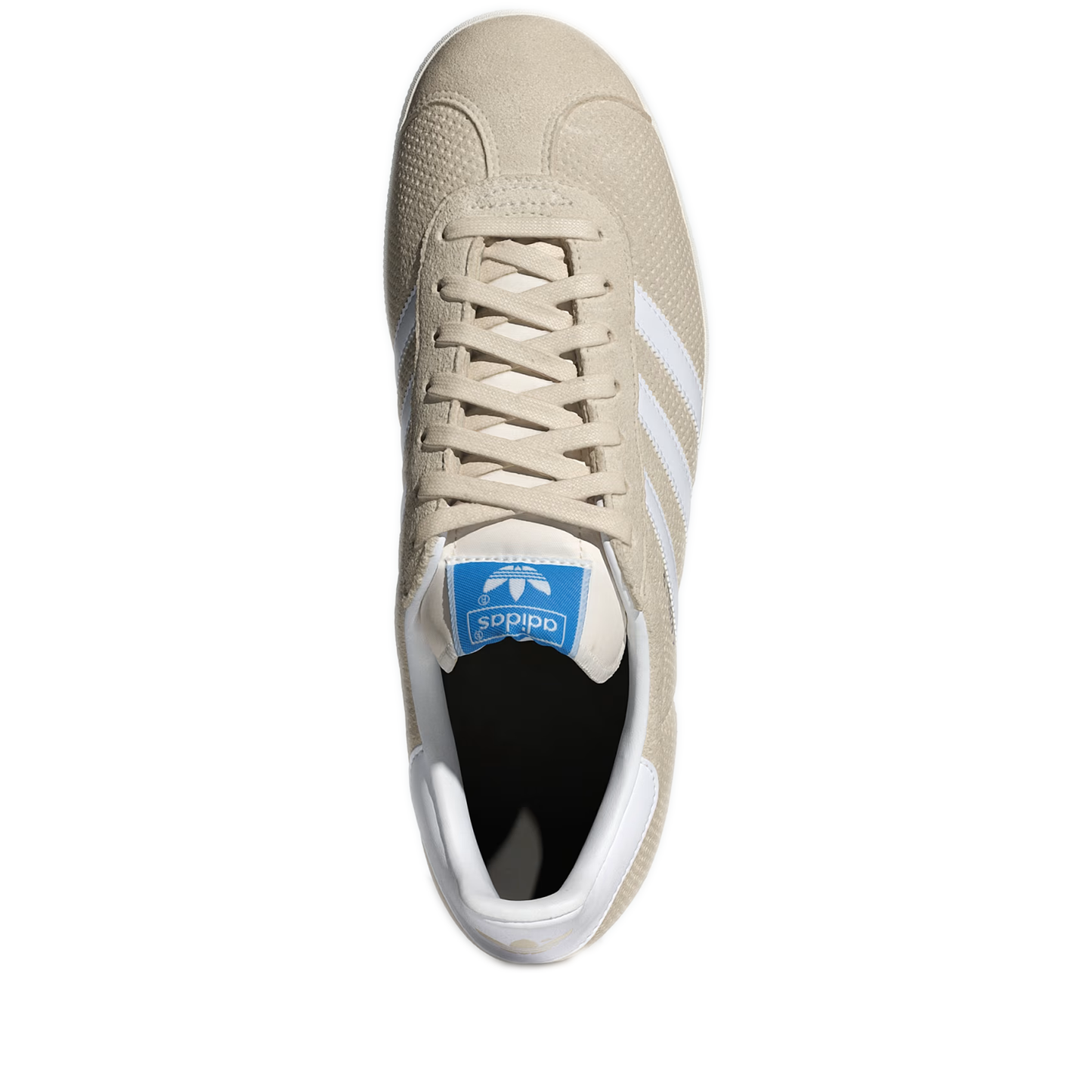 Men's Adidas Gazelle Shoes -  Wonder White/ Cloud White/ Core White