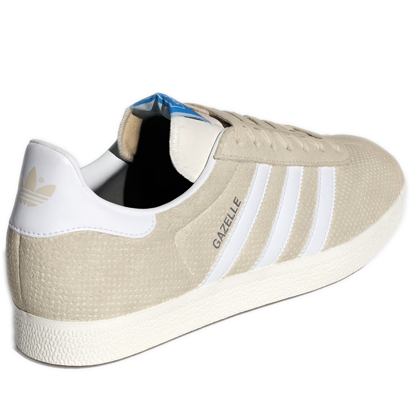 Men's Adidas Gazelle Shoes -  Wonder White/ Cloud White/ Core White