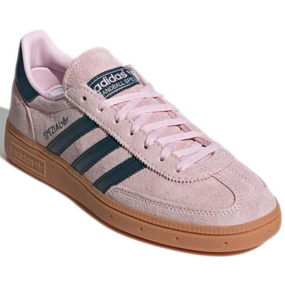 Women's Adidas Handball Spezial Shoes - Clear Pink/Arctic Night