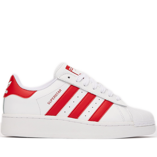 Men's Adidas Superstar XLG Shoes - White/ Red