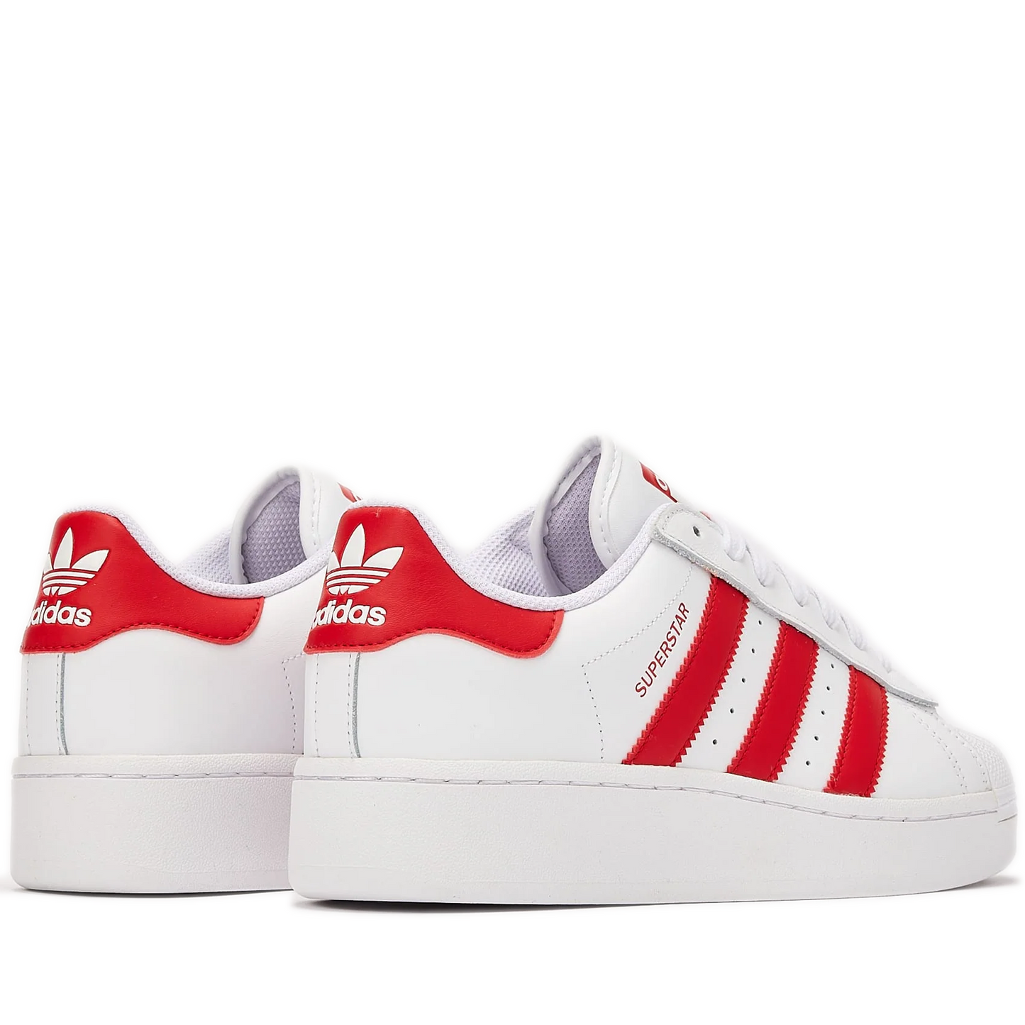 Men's Adidas Superstar XLG Shoes - White/ Red