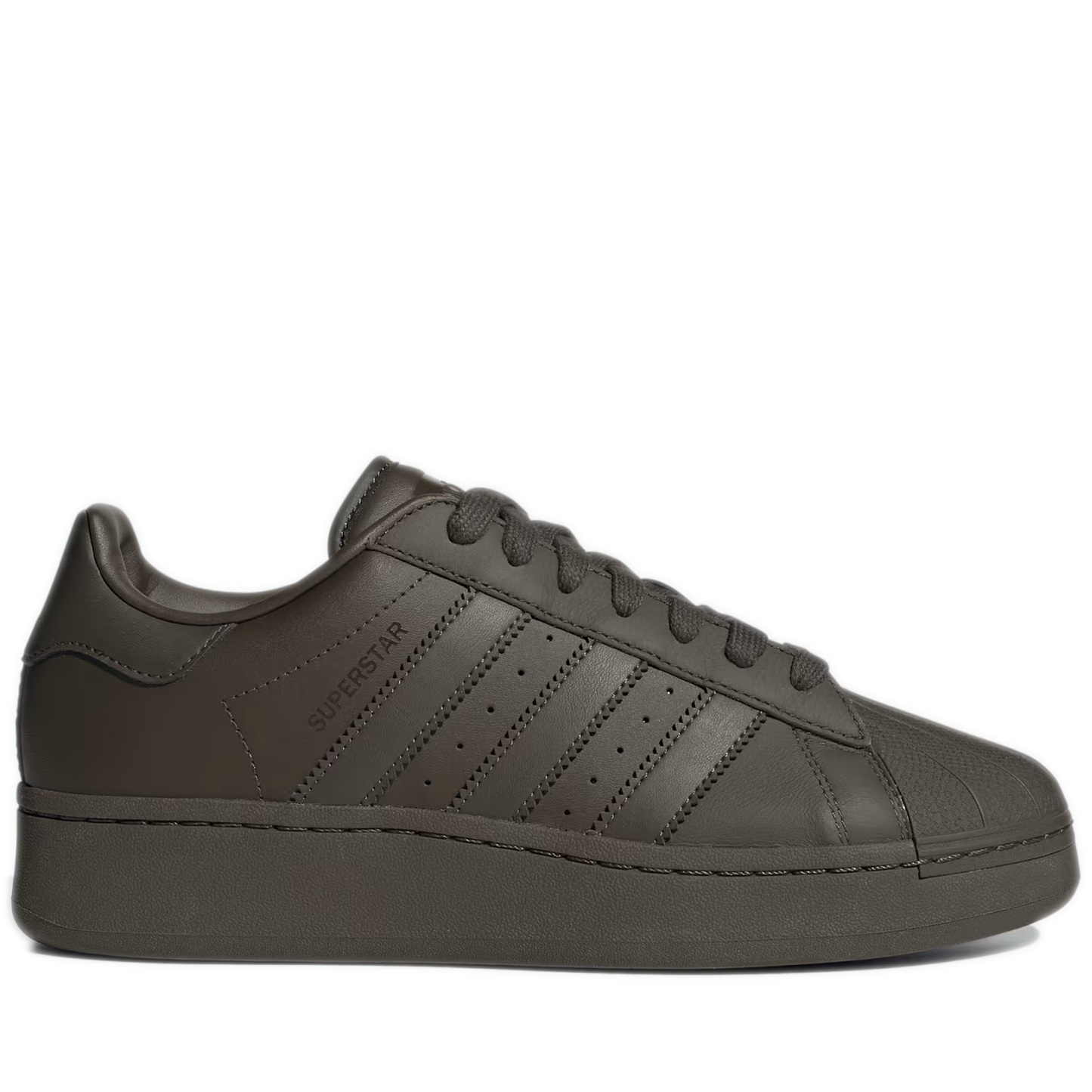 Men's Adidas Superstar XLG Shoes - Shadow Olive / Shadow Olive / Core Black