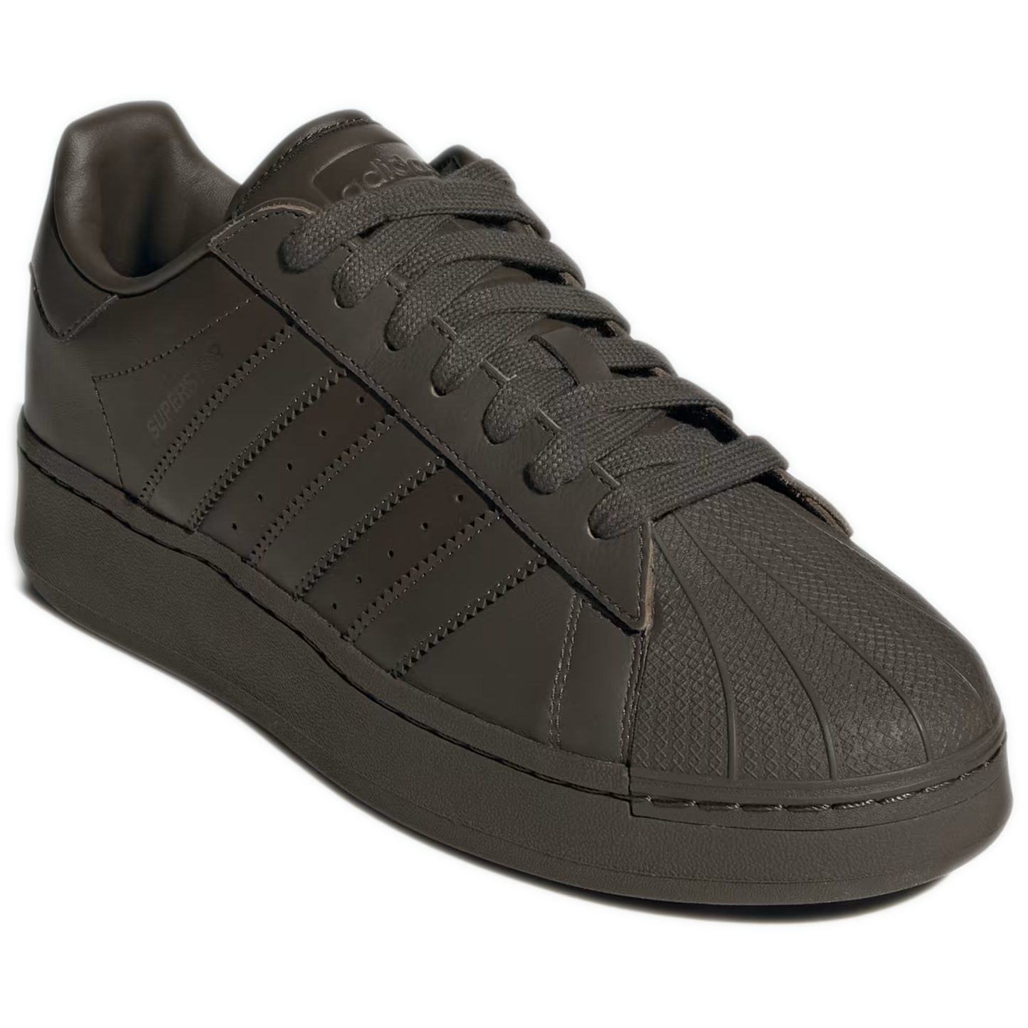 Men's Adidas Superstar XLG Shoes - Shadow Olive / Shadow Olive / Core Black