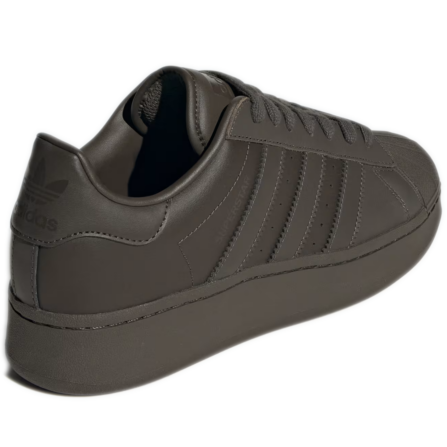 Men's Adidas Superstar XLG Shoes - Shadow Olive / Shadow Olive / Core Black