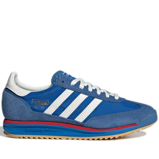 Men's Adidas SL 72 RS Shoes  - Blue / Core White / Better Scarlet Side