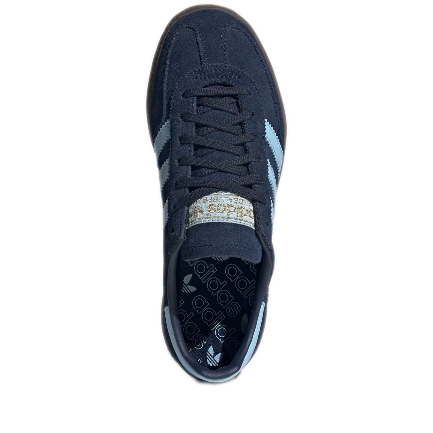 Grade School Adidas Handball Spezial Shoes - Collegiate Navy / Clear Sky / Gum