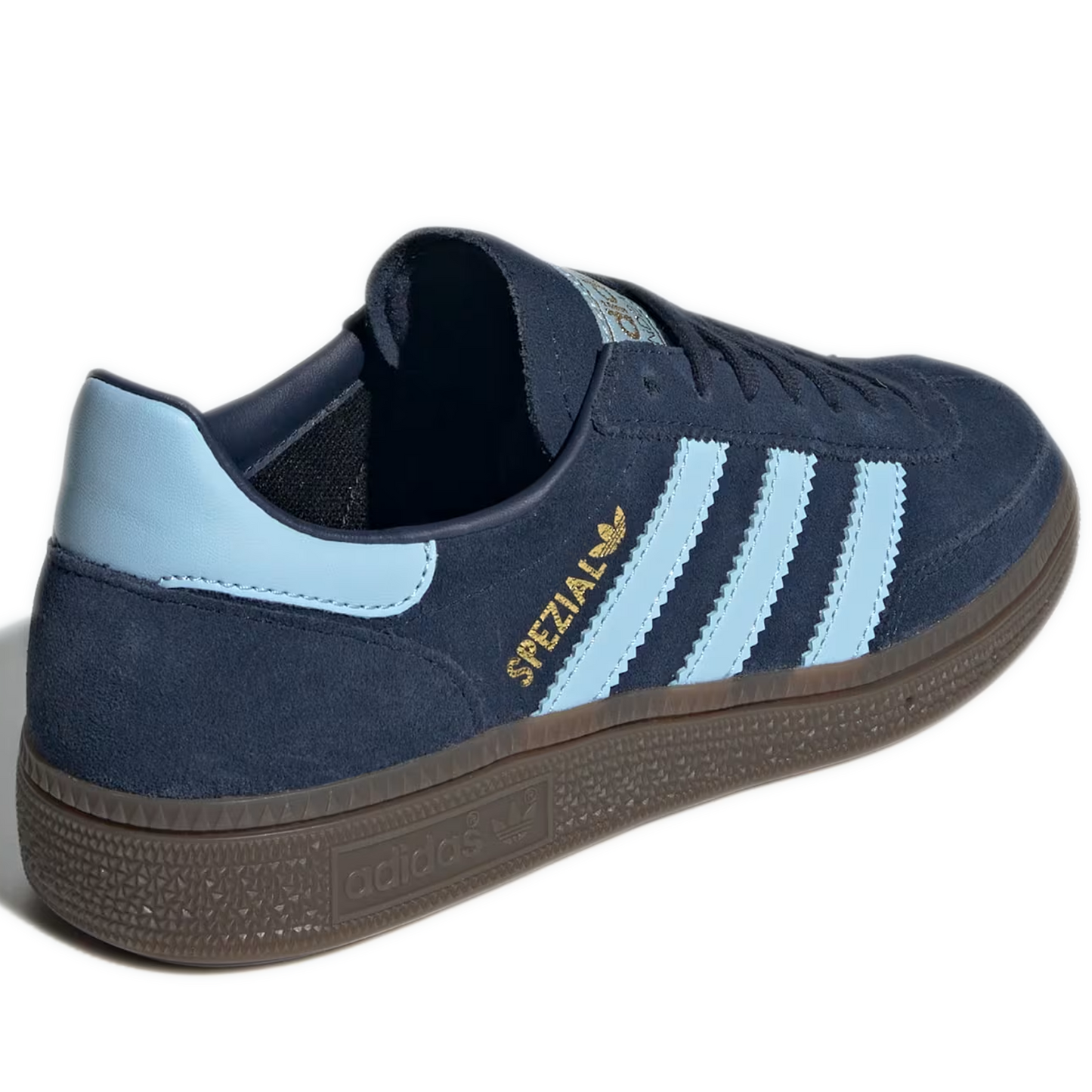 Grade School Adidas Handball Spezial Shoes - Collegiate Navy / Clear Sky / Gum