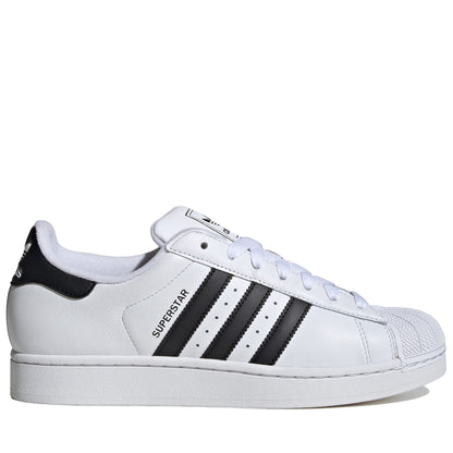 Men's Adidas Superstar II Shoes - White/Black/White