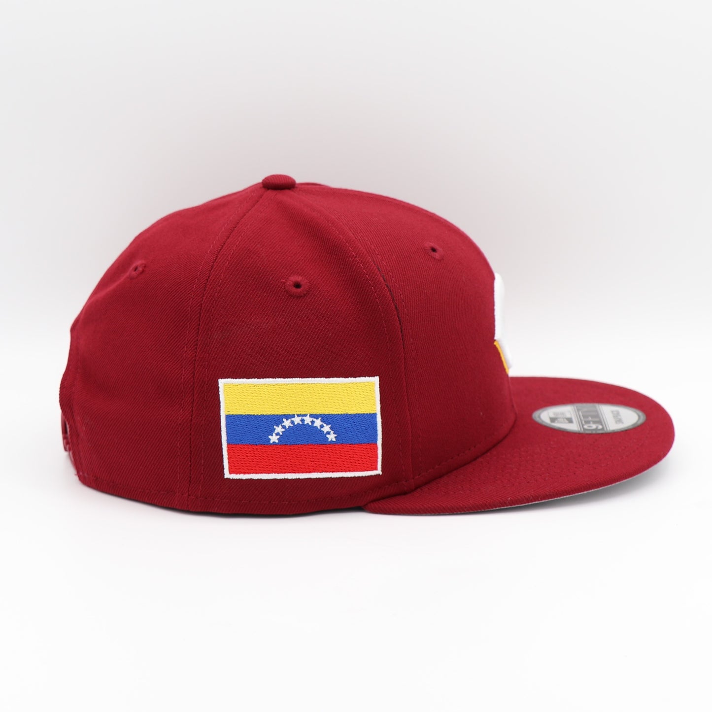 New Era 9Fifty Cincinnati Reds "Venezuela Flag" Patch Hat - Cardinal