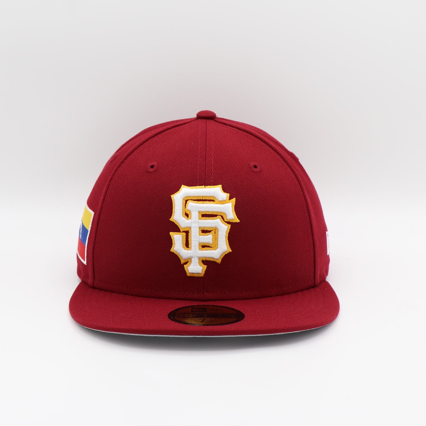 New Era 59Fifty San Francisco Giants "Venezuela Flag" Patch Hat - Cardinal