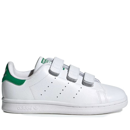 Pre School's Adidas Stan Smith Shoes Comfort Closure - White/Green