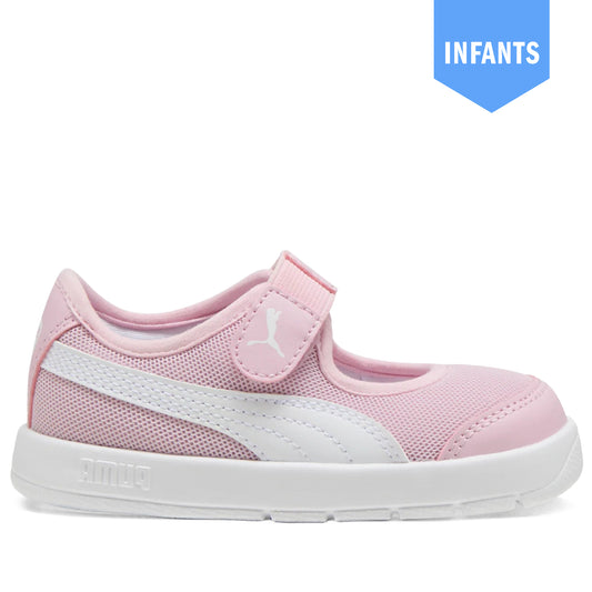Infant's Puma Courtflex v3 Lina V - Rose Mauve/White