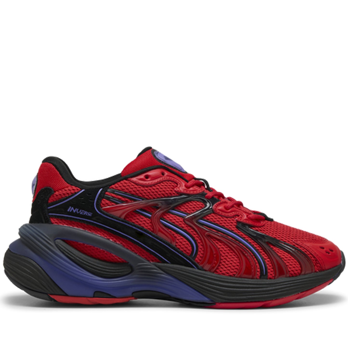 Men's Puma Inverse Rev - Red/Dark Amethyst/Black Side