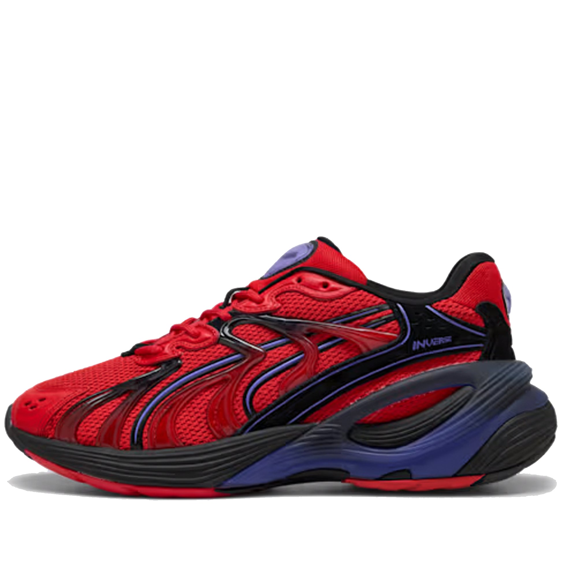 Men's Puma Inverse Rev - Red/Dark Amethyst/Black Alt Side