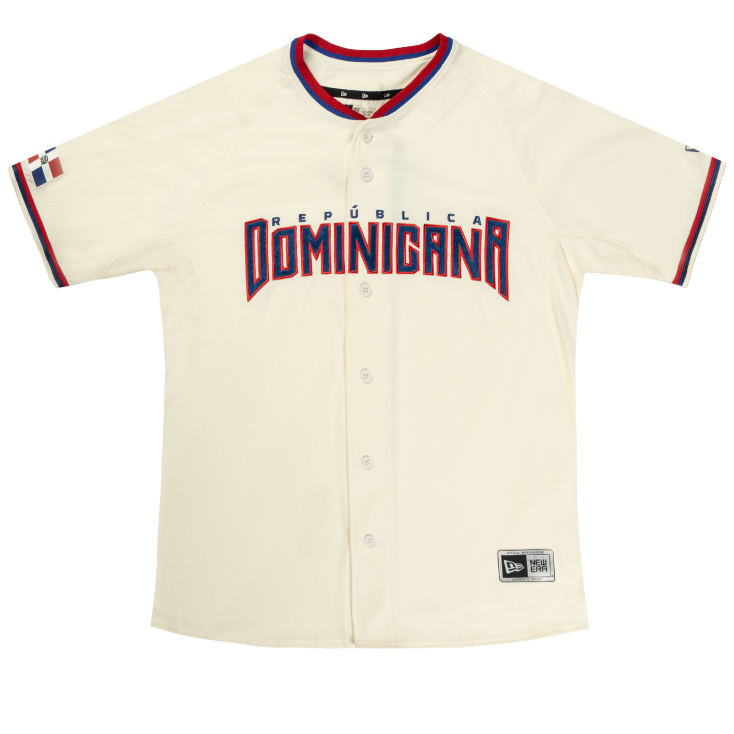 Men's New Era Dominican Republic FG Home - Charm White Front