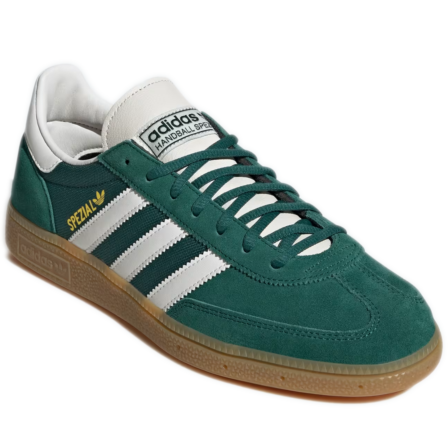 Men's Adidas Handball Spezial - Collegiate Green/Cloud White/Chalk White