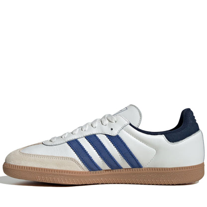 Men's Adidas Samba OG Shoes - White/Royal Blue/Indigo