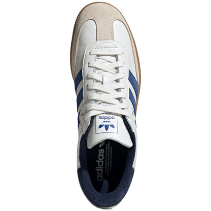 Men's Adidas Samba OG Shoes - White/Royal Blue/Indigo