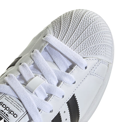 Women's Adidas Superstar II Shoes - White/Black/White