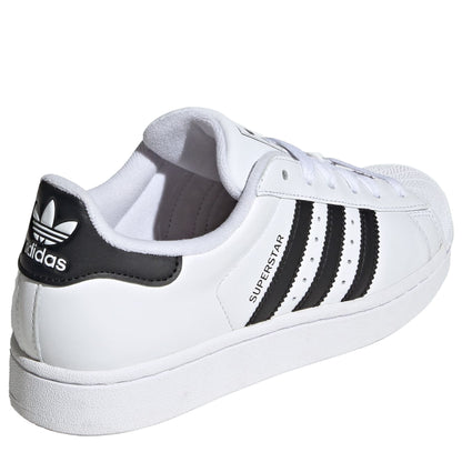 Women's Adidas Superstar II Shoes - White/Black/White