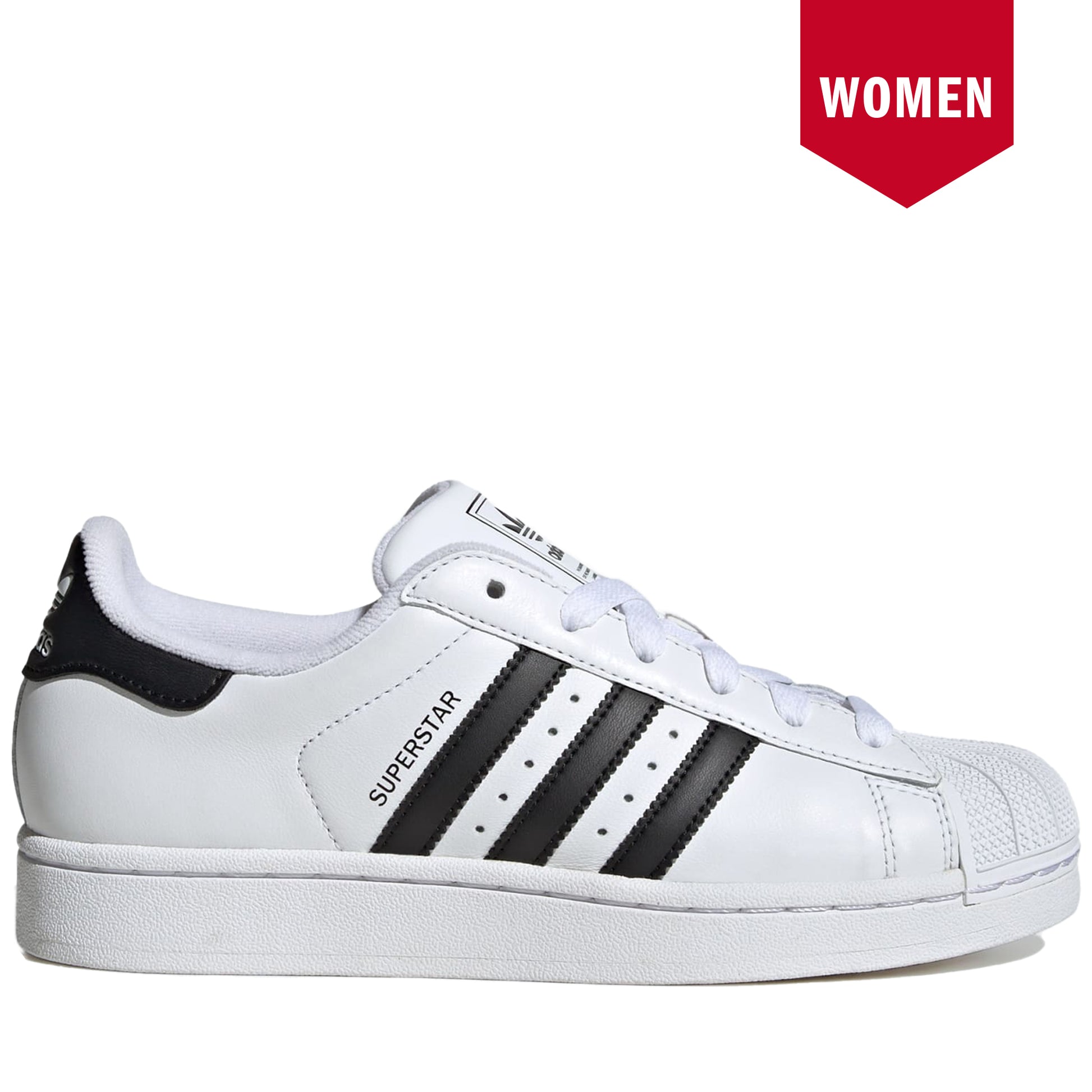 adidas Women's Superstar II Shoes, Size 8.5, White/Black/White adidas Women's Superstar II Shoes, Size 8.5, White/Black/White