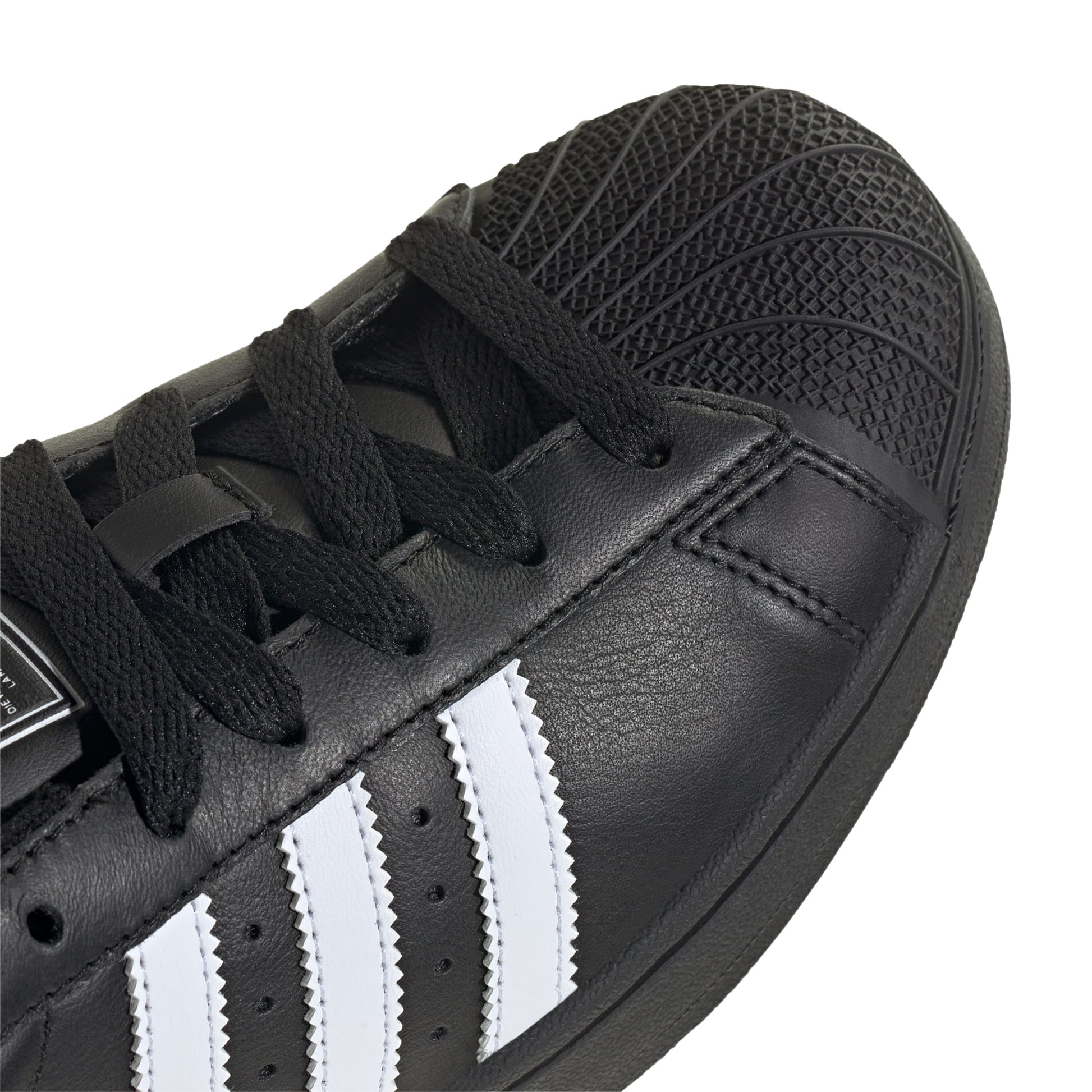 adidas Women's Superstar II Shoes, Size 7, Black/Black/White adidas Women's Superstar II Shoes, Size 7, Black/Black/White