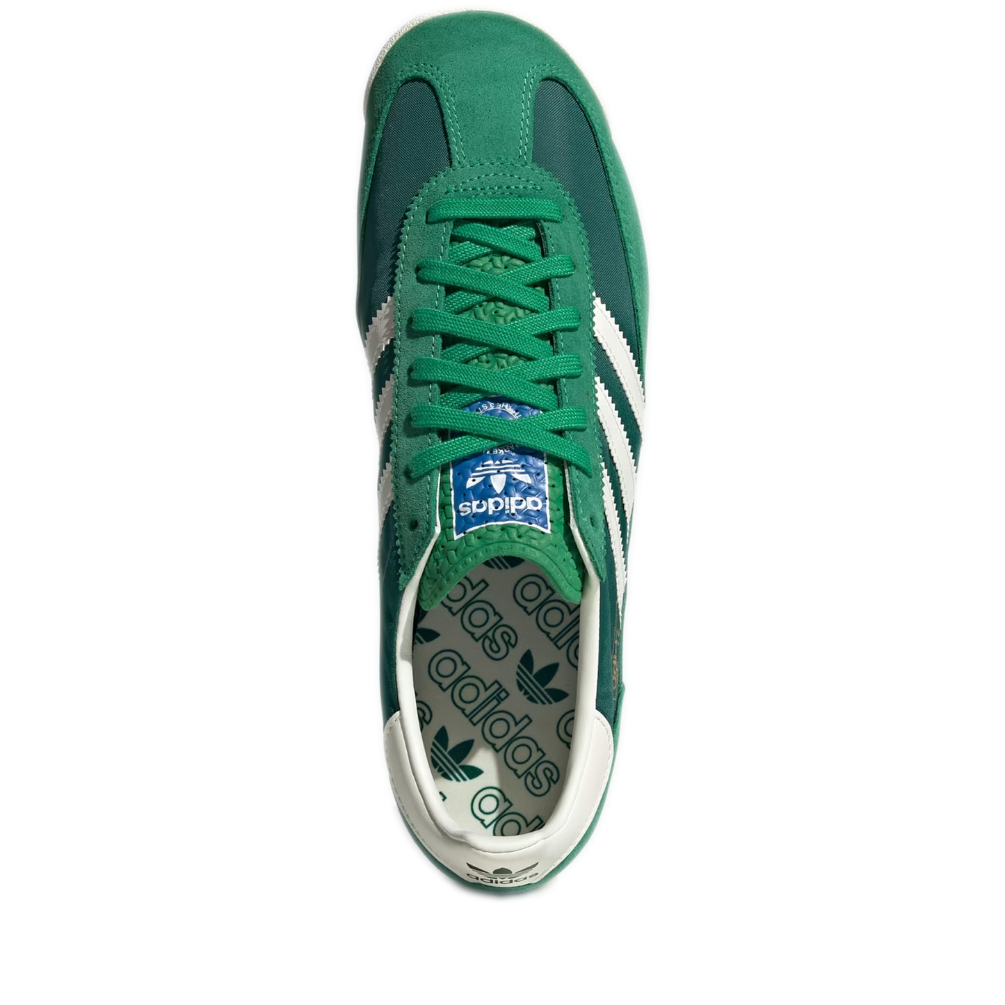 Men's Adidas SL 72 RS Shoes  - Green / Core White / Collegiate Green